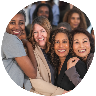 Portrait groupe Groupe de femmes